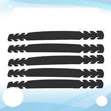 Load image into Gallery viewer, Set of 5 - PU Leather Mask Extenders Ear Savers - Black | Anti-Slip Extension Hook for Ear Protection | Adjustable, Reusable and Stylish | Hook Buckle Strap Pain Relief
