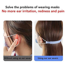 Load image into Gallery viewer, Set of 5 - PU Leather Mask Extenders Ear Savers - Black | Anti-Slip Extension Hook for Ear Protection | Adjustable, Reusable and Stylish | Hook Buckle Strap Pain Relief
