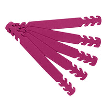 Load image into Gallery viewer, Set of 5 - PU Leather Ear Savers - Hot Pink | Anti-Slip Extension Hook for Ear Protection | Adjustable, Reusable and Stylish | Hook Buckle Strap Mask Extender Pain Relief
