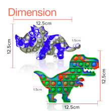 Load image into Gallery viewer, Safehaven Rhino + Dinosaur Pop It
