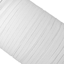 Load image into Gallery viewer, 3mm, 20m | Flat Elastic Cord for Masks - White | Elastic String, Band, Strap for Sewing, DIY Mask Making, Clothes
